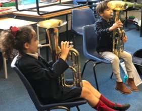 Baritone Horn Rehearsal