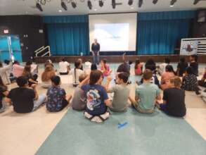 Cassie training youth at YMCA