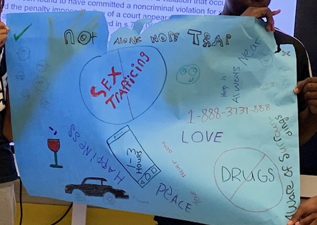 Educate youth to prevent child trafficking & Abuse