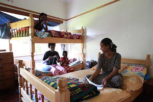 Residents of the Safe House relaxing.