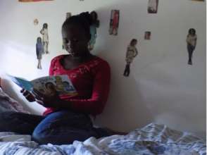 Solange reading her favorite book