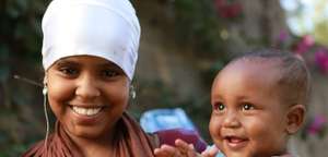 One of our Heshima girls  - happy and safe!