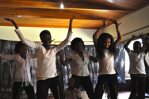 Dance performance at the Safe House