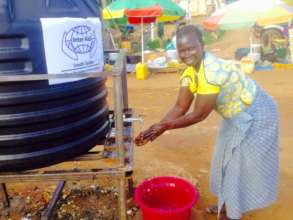 COVID-19 Awareness and Hand Washing Stations