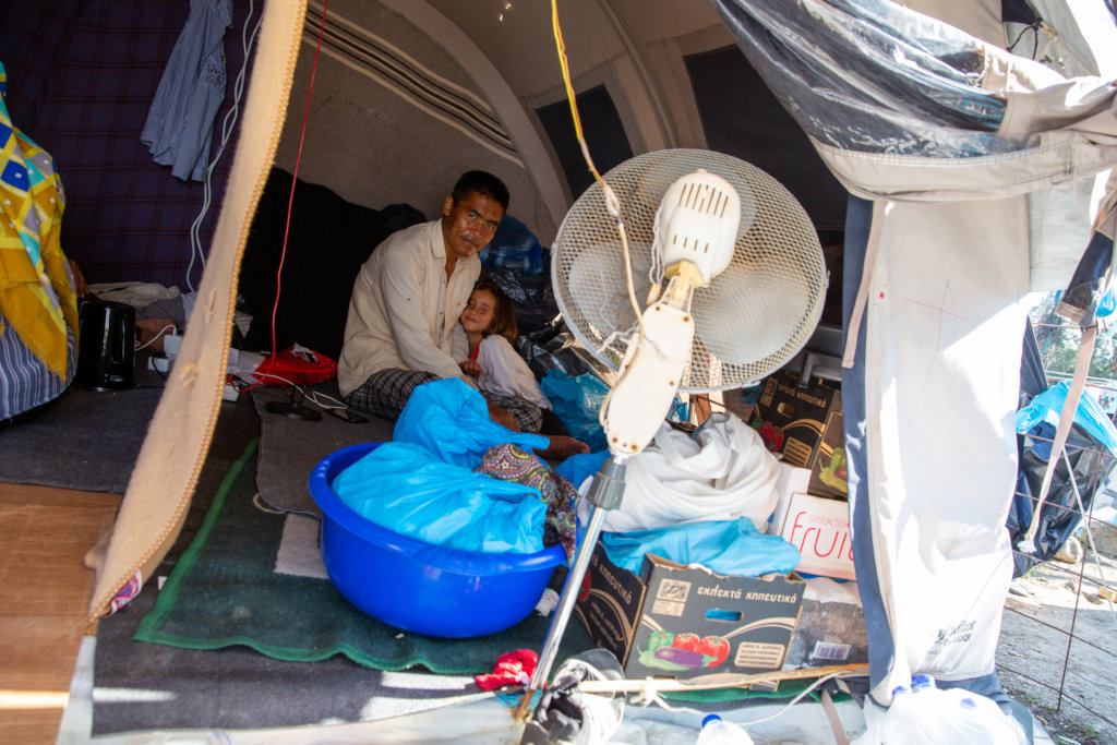 Help 2000 refugees survive the harsh Greek summer