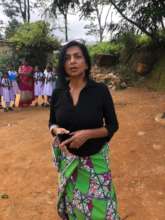 Soraya Deen of OMNIA at the school.