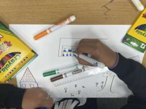 Youth making art