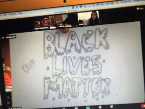 Social justice art by a young artist