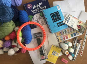 Care Packages Include Art Supplies