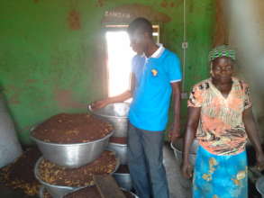 Crashing of Shea Nut