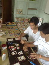 Street Youth Packages their Crafts for Sale