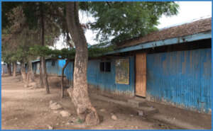 The old classrooms we replaced