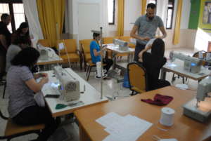 Sewing course for vulnerable women