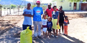 Family receives resources & training to garden