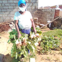 Lesidi's garden gives her a sense of purpose