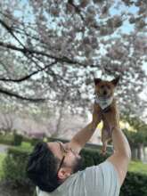 Gomez with his new family