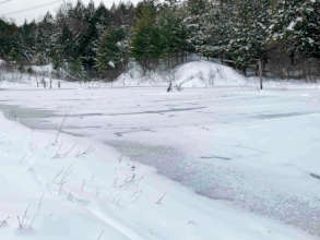 Frozen Beaver Pond at DRNP