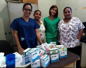 The ladies at the clinic in La Cumbra.