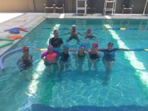 Swimming lessons taught by a scholar's mom
