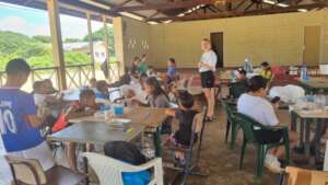 Educational activities at Galibi