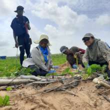 Some of the volunteers that were willing to help