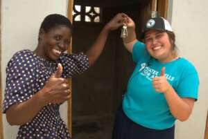 WWFA's Brittany hands over keys to Blossom bldg