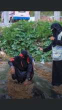 women taking field training on modern agricul tool