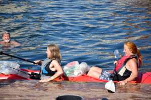 Volunteers helped collecting trash in Copenhagen.
