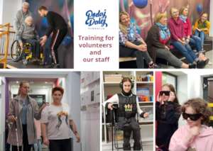 Training for volunteers and our staff.