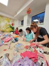 We make colorful masks!