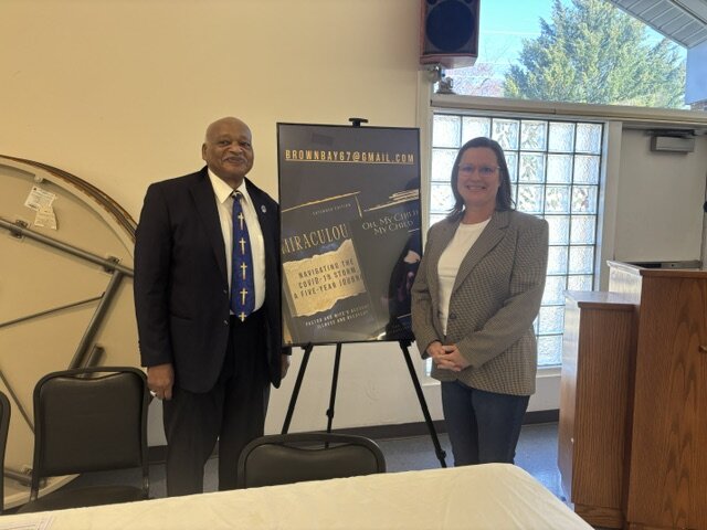 Rev. DeFord & Healthcare Superhero Teri White