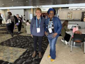 Deb & Yvonne at Nat'l AWP Writers' Conference