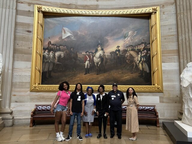 Touring the U.S. Capitol in Washington, D.C.