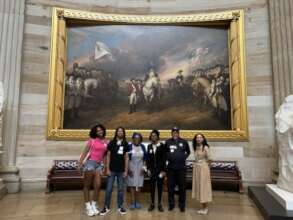 Touring the U.S. Capitol in Washington, D.C.