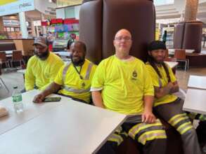Chatting with some of the Depart. of Public Works