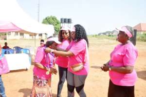 ASA Women USA honoring a breast cancer survivor 2