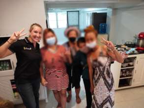 Some of the women families helped