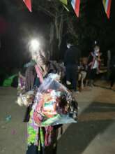 Portable lights,no electricity in this remote area