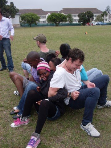 Mentors and Mentees at a Teambuilding Fun Day