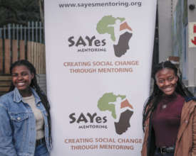Junior and Rose from the SAYes Schools Programme