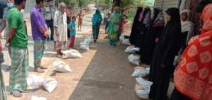 Ramadan foods distribution program.