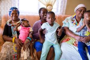A family in South Africa that you are supporting!