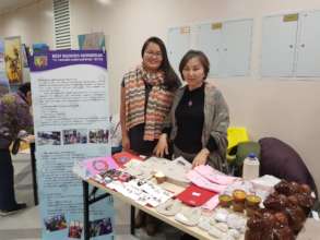 participating  in Christmas fundraising event