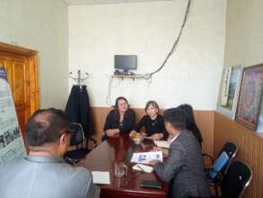 meeting with school administrators