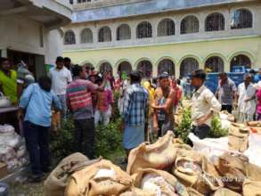 Relief material distribution