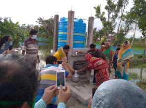 Tube well installed