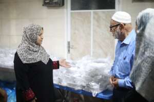 Abu Munzur visited Mrs. Najah's Kitchen in Sept.