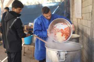 Mrs. Najah's kitchen in Rafah