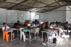 A level class session in progress