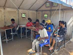 Upper 6 class in session